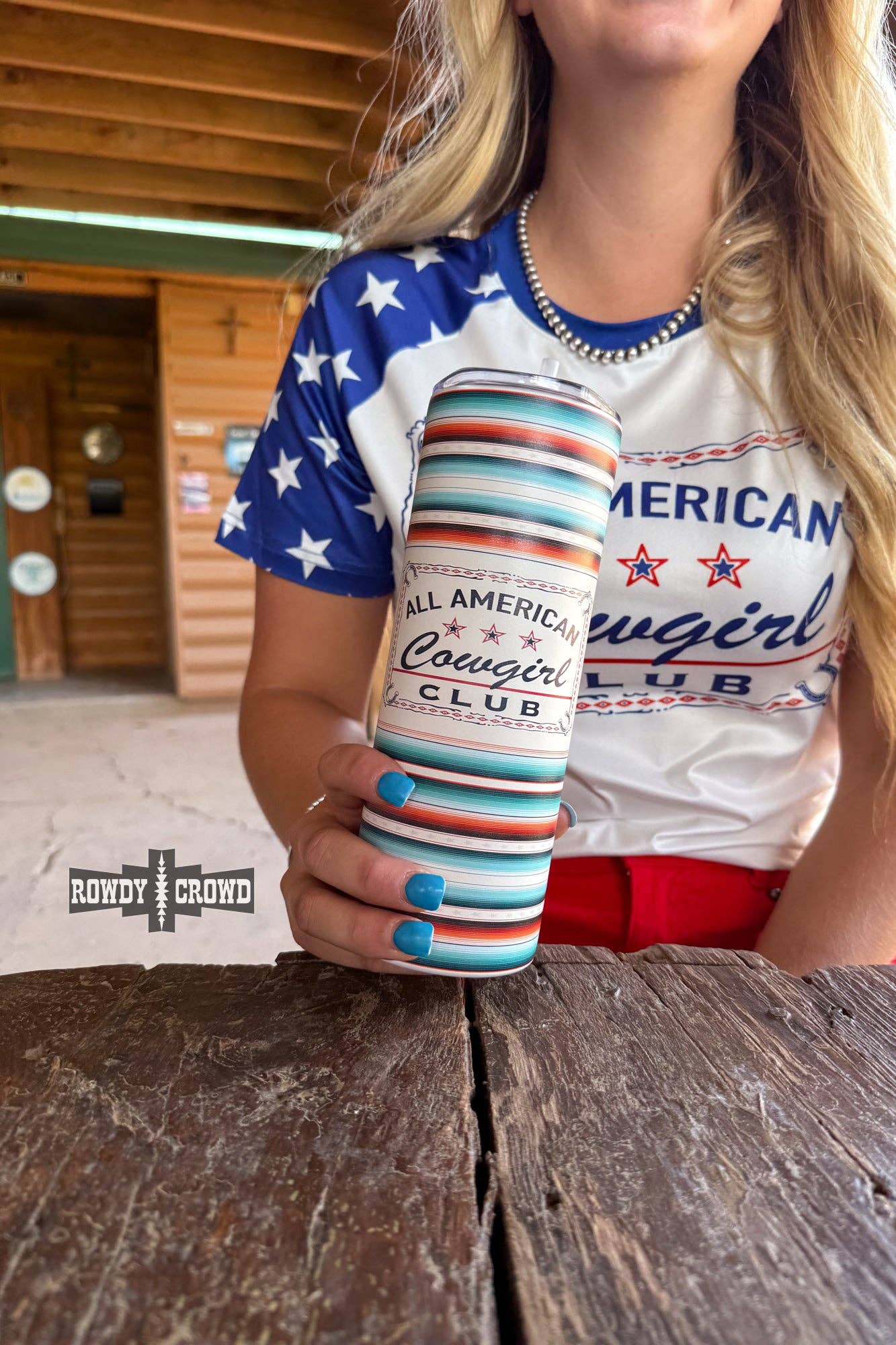 Americana Cowgirl Tumbler - 20 oz.