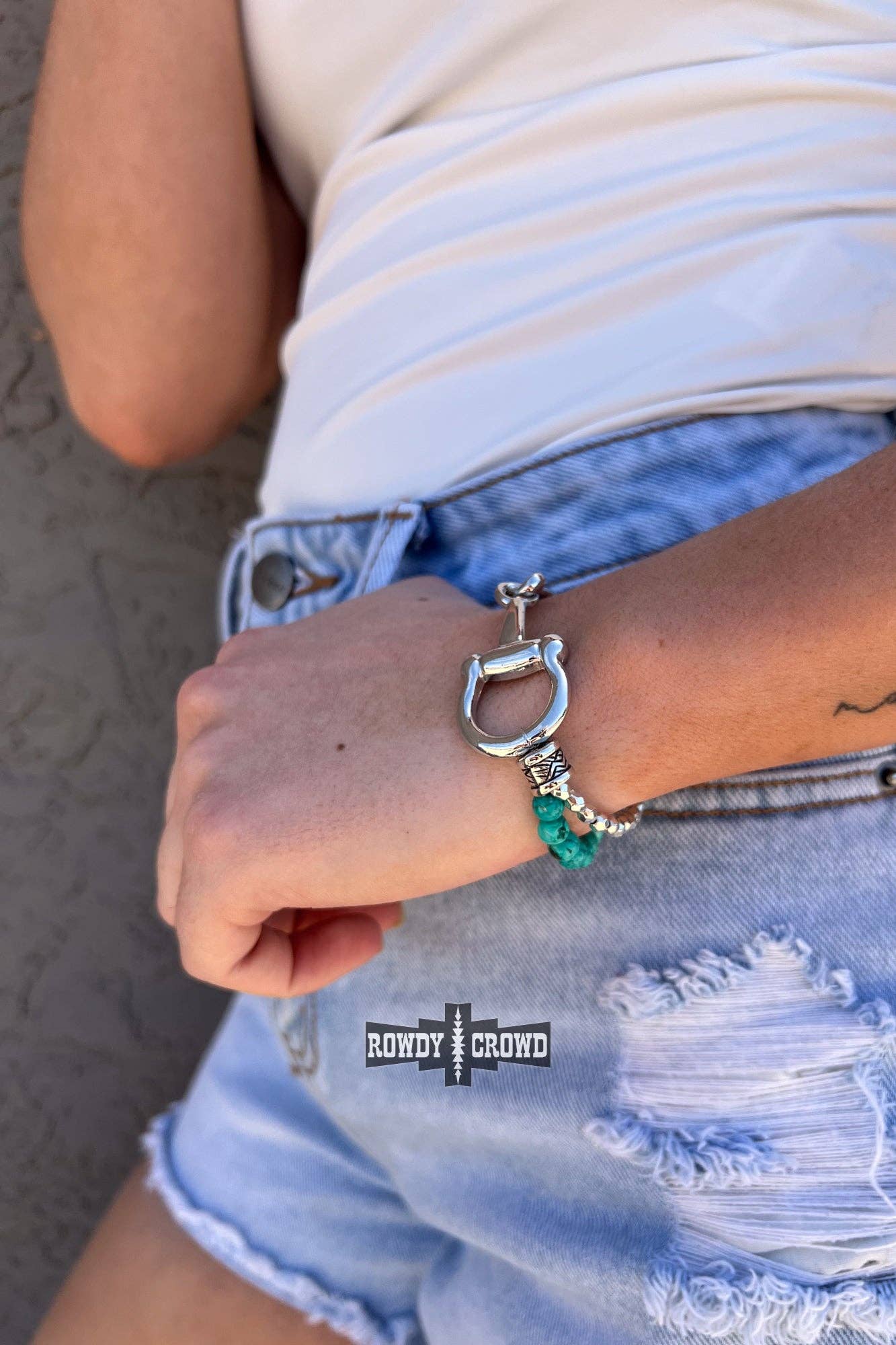 Turquoise Bit Bracelet