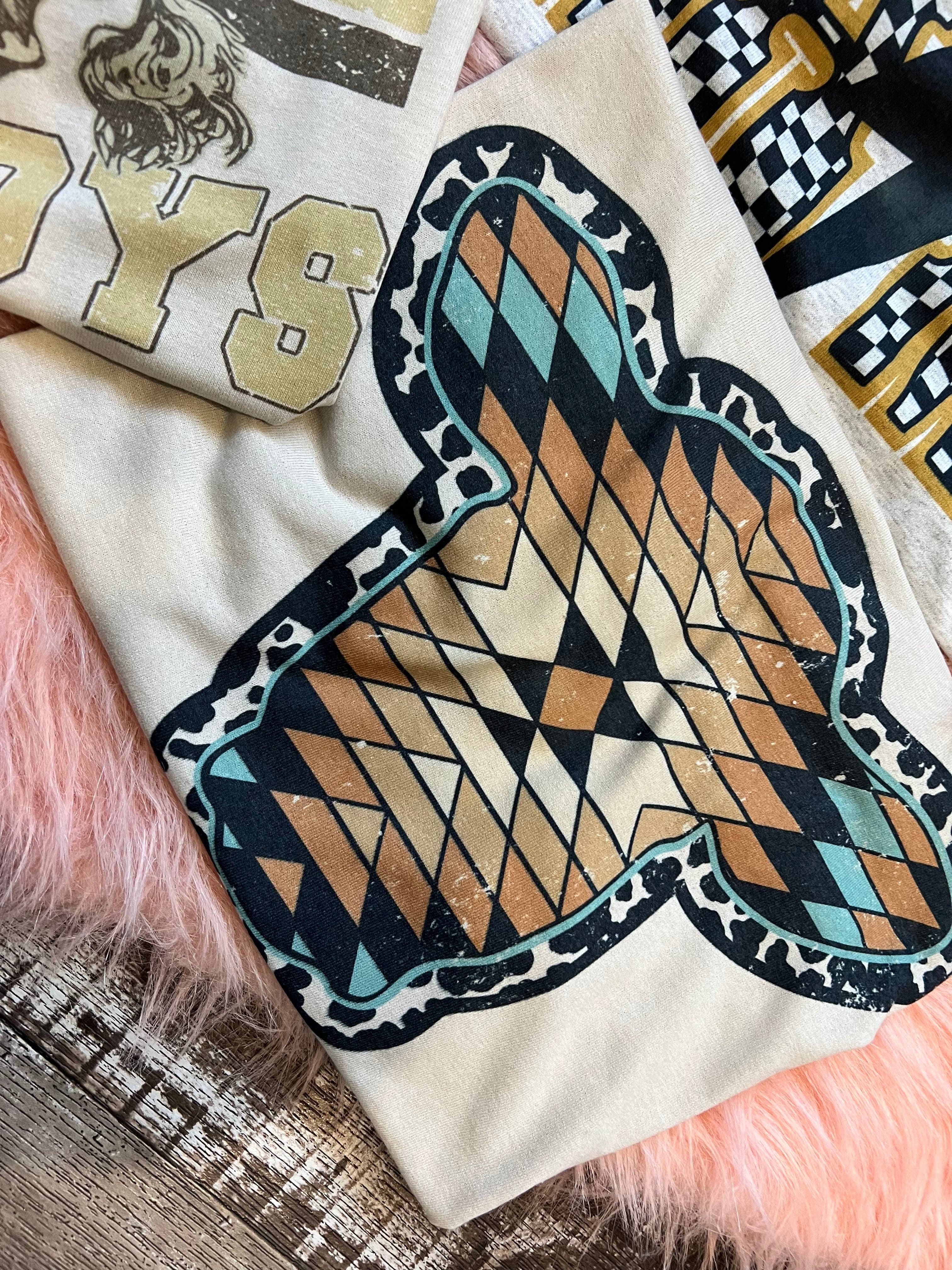 Aztec Cow Tee