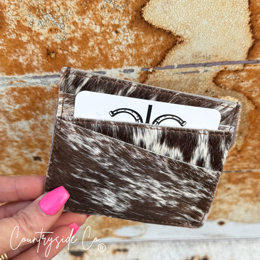 Cowhide Credit Card Holder