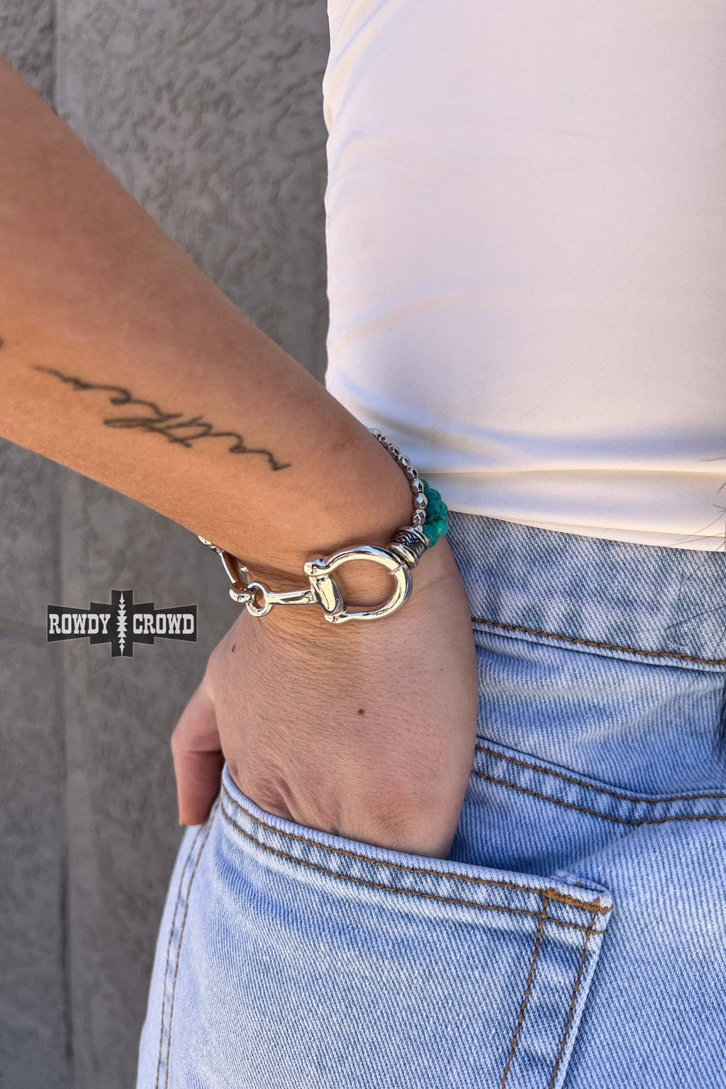 Turquoise Bit Bracelet