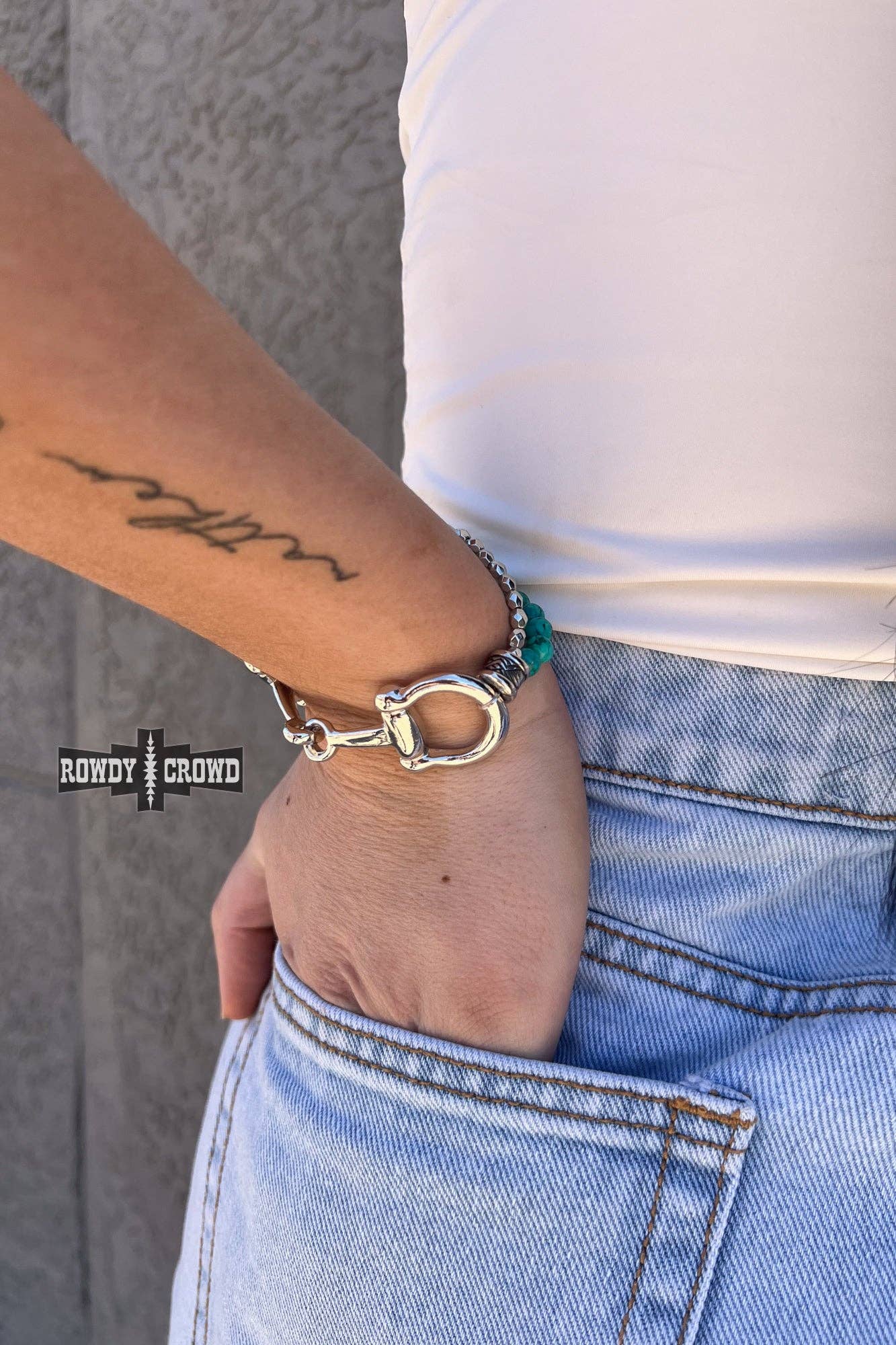 Turquoise Bit Bracelet