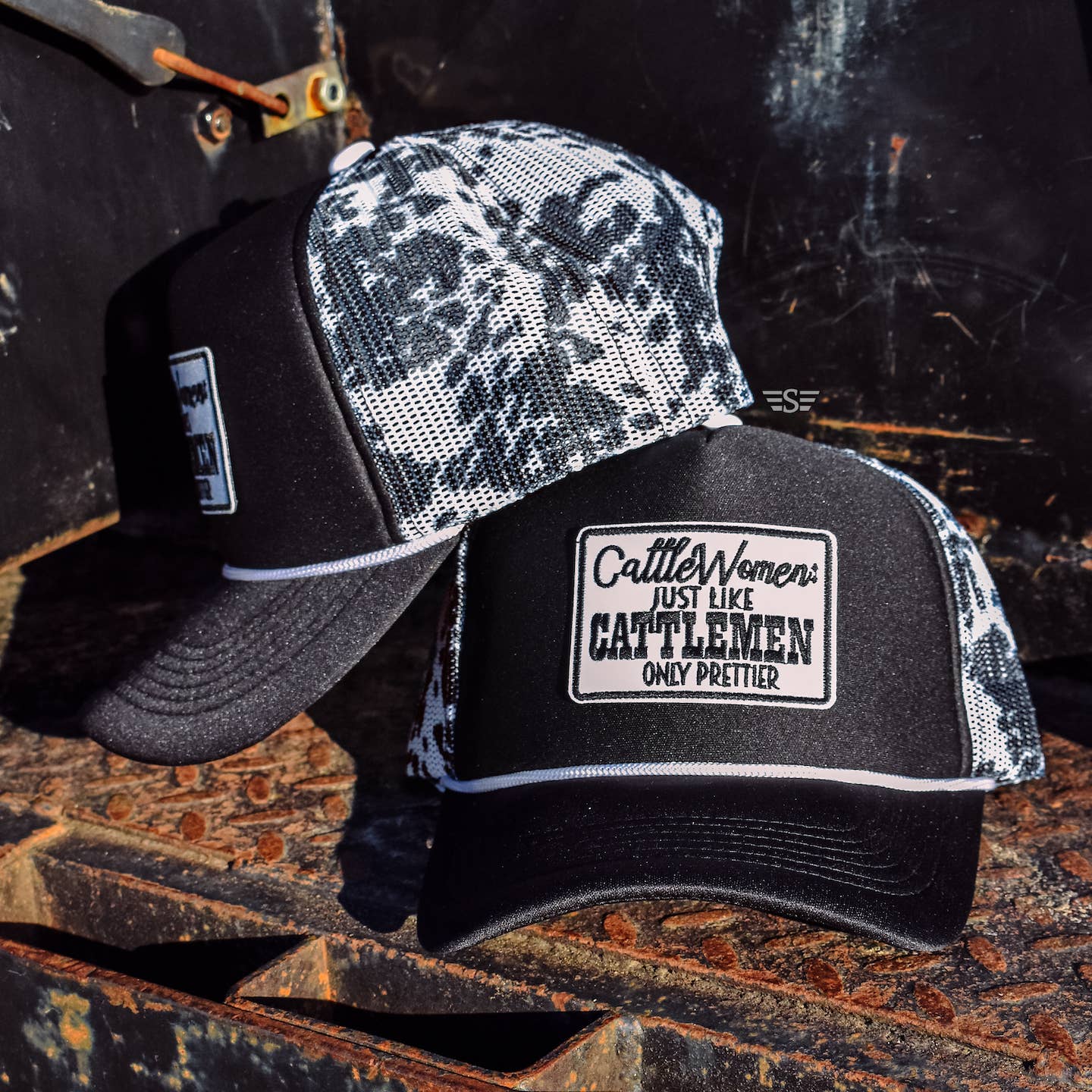 CattleWomen Are Prettier Printed Mesh Trucker Cap
