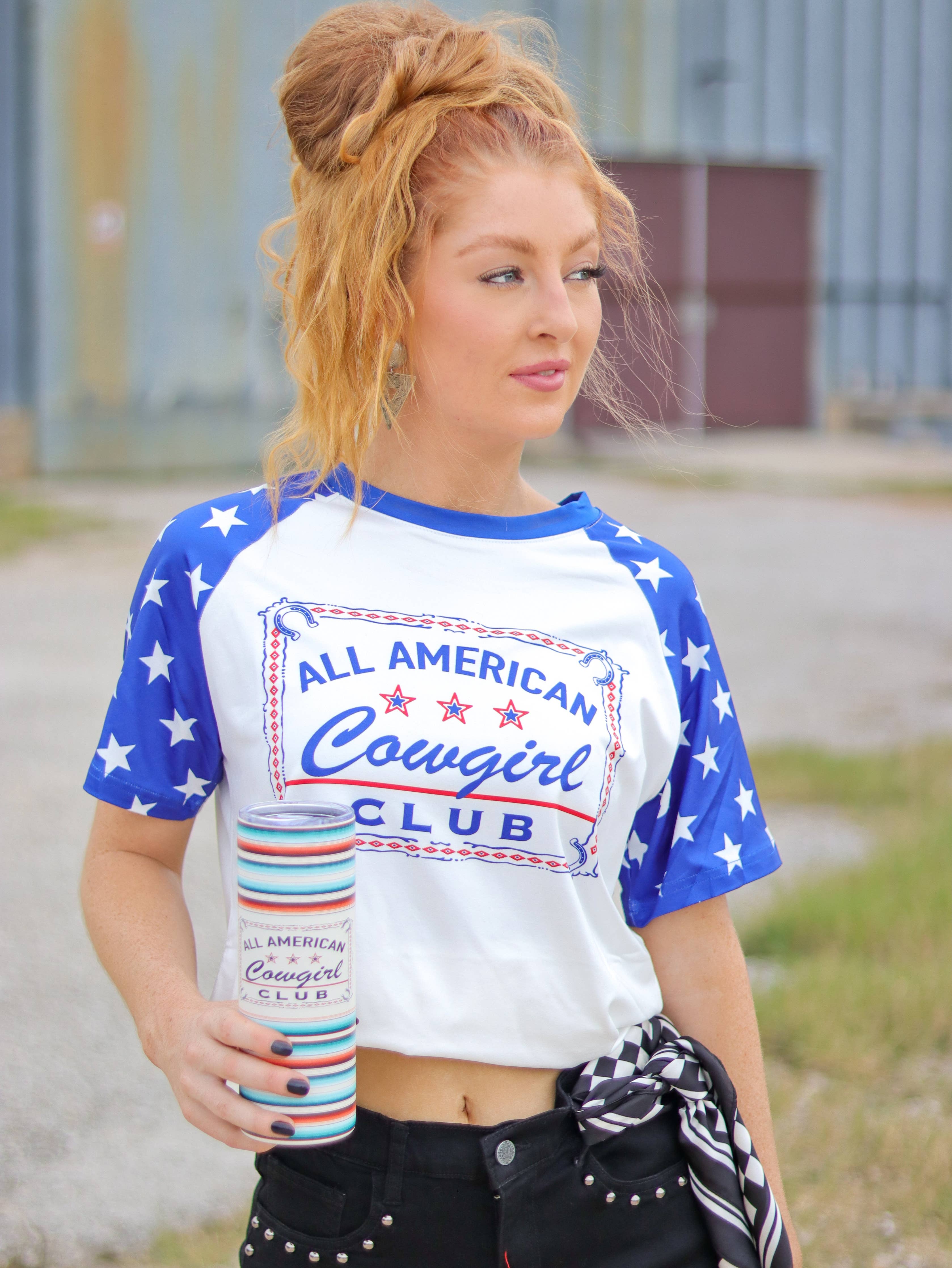 Americana Cowgirl Tumbler - 20 oz.