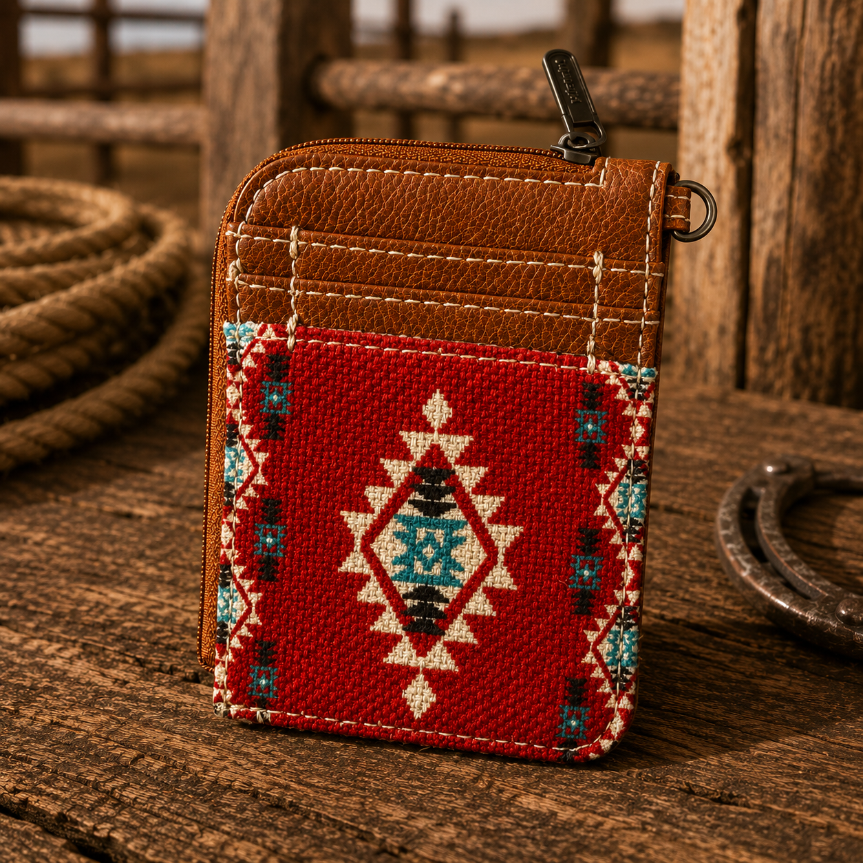 Wrangler Aztec Credit Card Holder