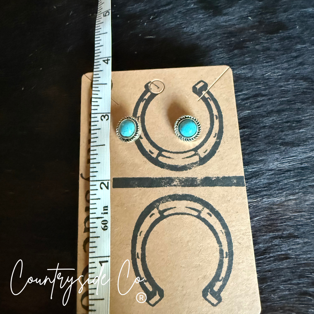 Turquoise Pearl Earrings