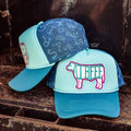 Eat Beef Printed Mesh Trucker Cap