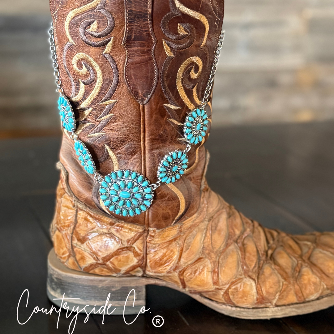 Navajo Style Turquoise Statement Necklace