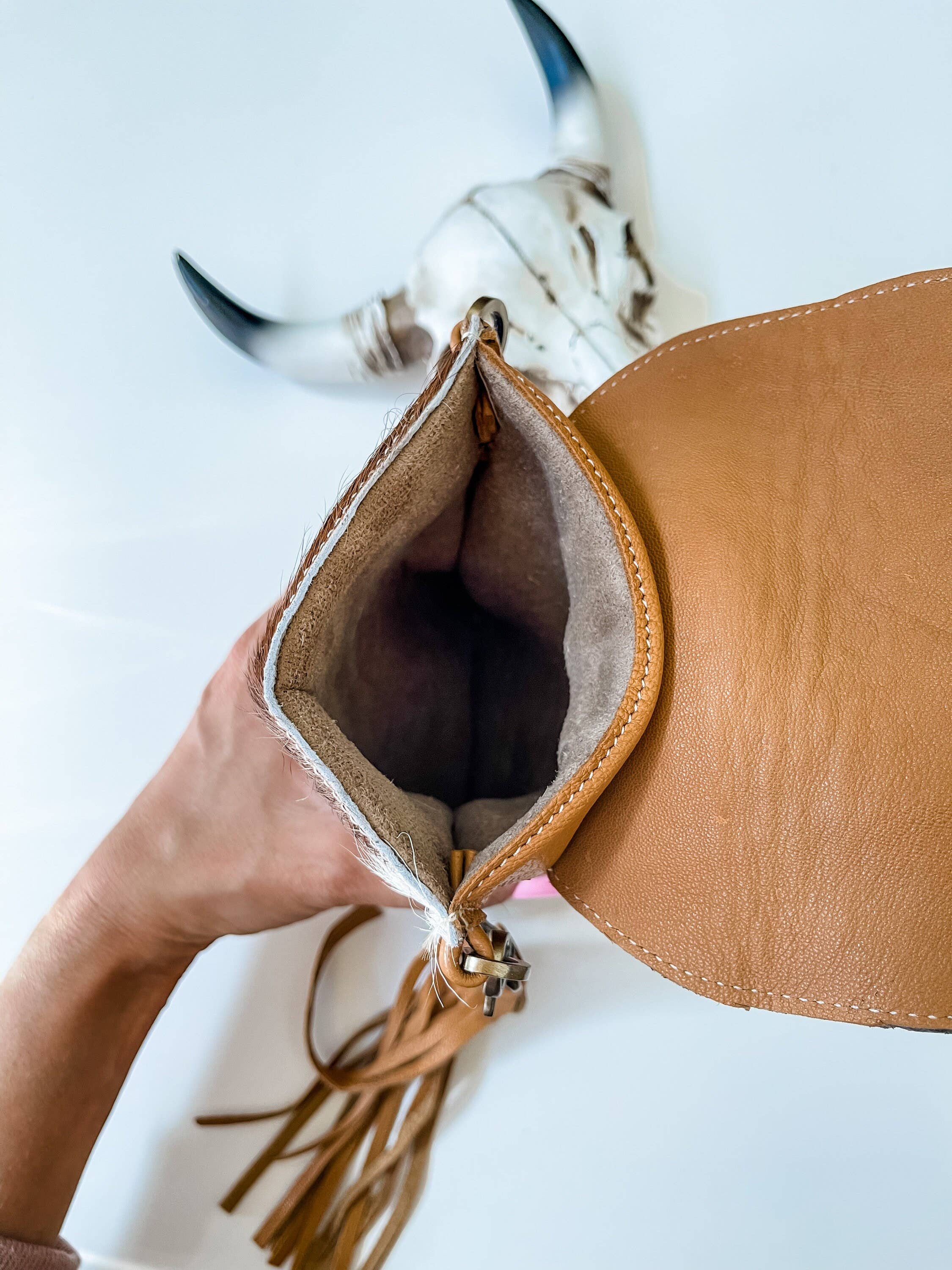 Crossbody Western Tooled Leather Purse